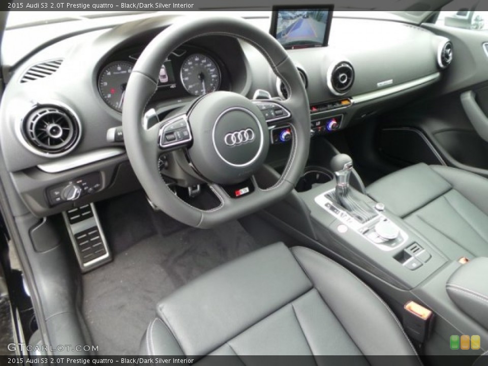 Black/Dark Silver Interior Photo for the 2015 Audi S3 2.0T Prestige quattro #103197605