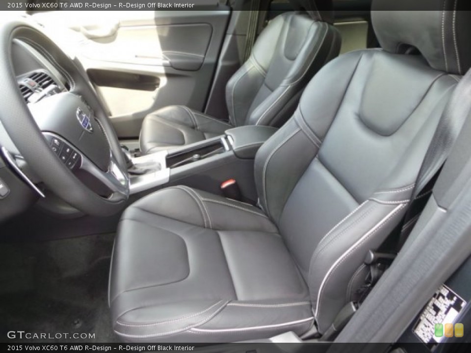 R-Design Off Black Interior Front Seat for the 2015 Volvo XC60 T6 AWD R-Design #103198741