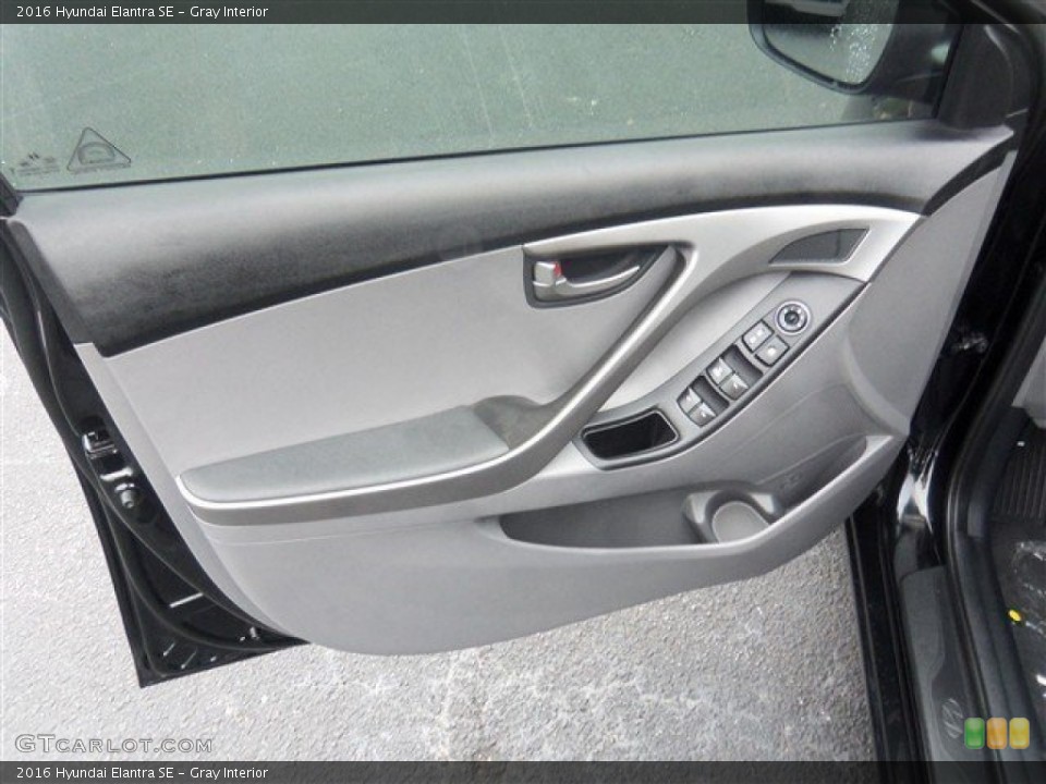 Gray Interior Door Panel for the 2016 Hyundai Elantra SE #103205752