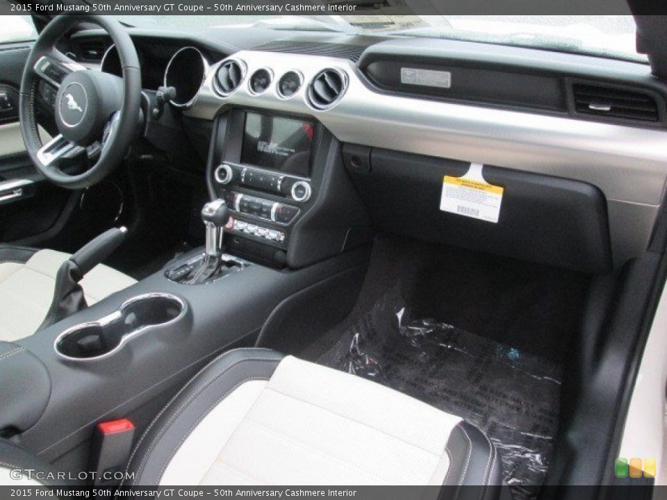 50th Anniversary Cashmere Interior Dashboard for the 2015 Ford Mustang 50th Anniversary GT Coupe #103209984