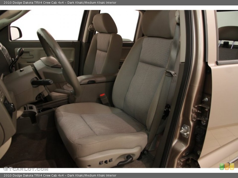 Dark Khaki/Medium Khaki Interior Photo for the 2010 Dodge Dakota TRX4 Crew Cab 4x4 #103212724