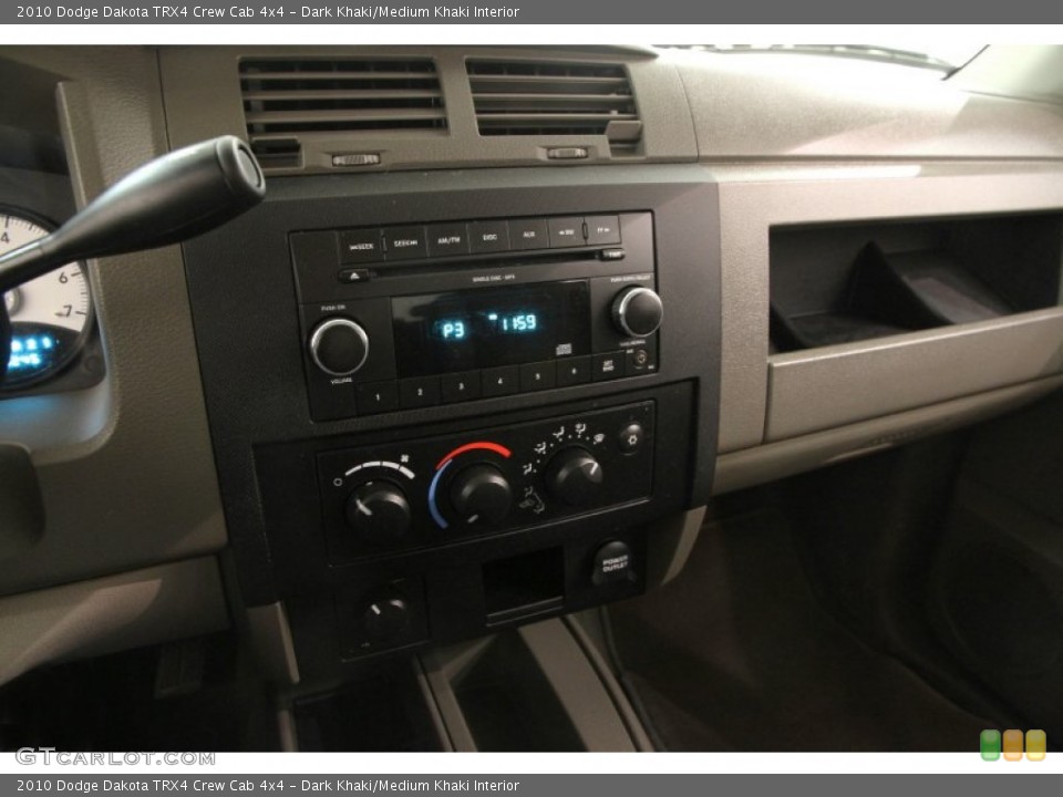 Dark Khaki/Medium Khaki Interior Controls for the 2010 Dodge Dakota TRX4 Crew Cab 4x4 #103212778