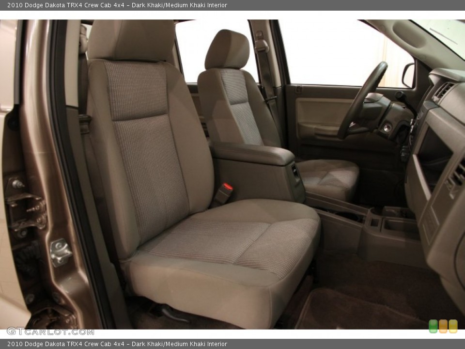 Dark Khaki/Medium Khaki Interior Front Seat for the 2010 Dodge Dakota TRX4 Crew Cab 4x4 #103212817