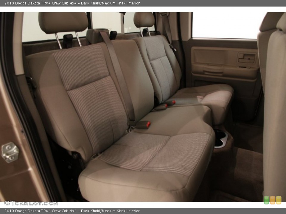 Dark Khaki/Medium Khaki Interior Rear Seat for the 2010 Dodge Dakota TRX4 Crew Cab 4x4 #103212835
