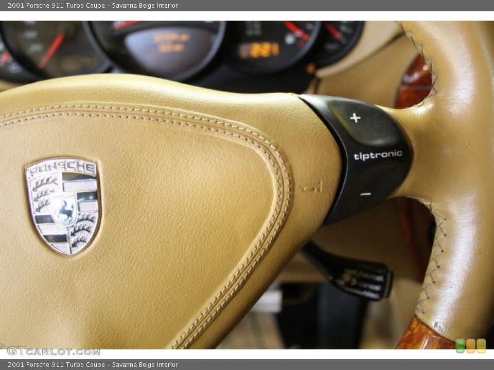 Savanna Beige Interior Transmission for the 2001 Porsche 911 Turbo Coupe #103217276