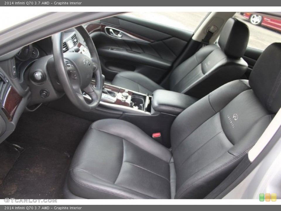 Graphite Interior Front Seat for the 2014 Infiniti Q70 3.7 AWD #103218571