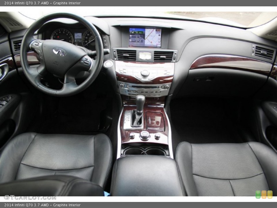 Graphite Interior Dashboard For The 2014 Infiniti Q70 3 7