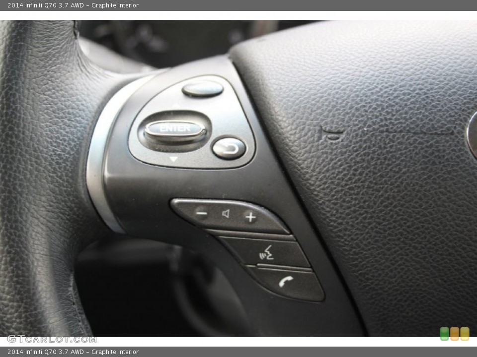 Graphite Interior Controls for the 2014 Infiniti Q70 3.7 AWD #103218781