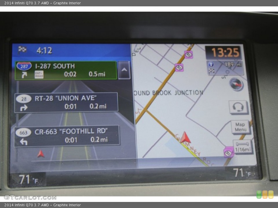 Graphite Interior Navigation for the 2014 Infiniti Q70 3.7 AWD #103218811