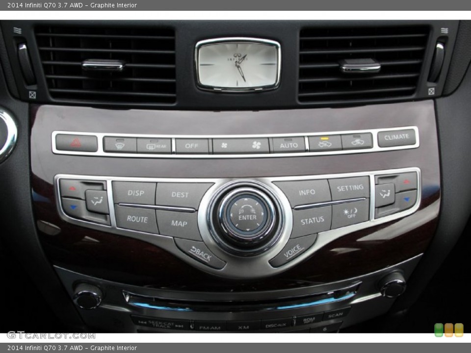Graphite Interior Controls for the 2014 Infiniti Q70 3.7 AWD #103218867