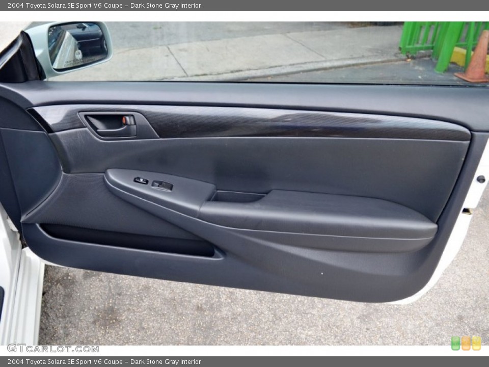 Dark Stone Gray Interior Door Panel for the 2004 Toyota Solara SE Sport V6 Coupe #103220015