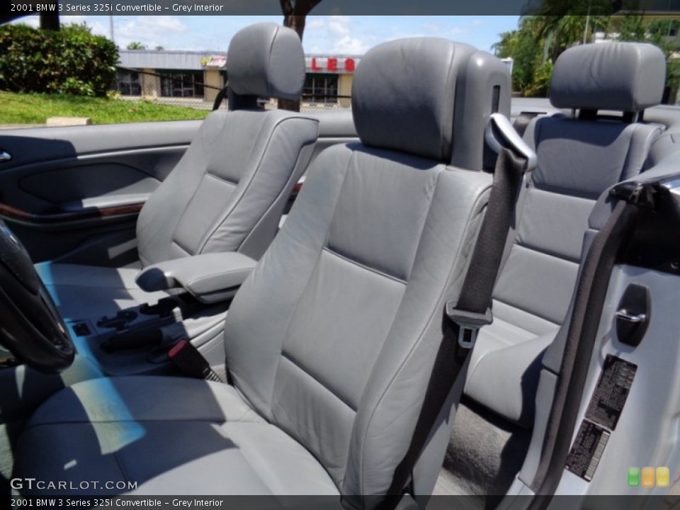 Grey Interior Front Seat for the 2001 BMW 3 Series 325i Convertible #103221190