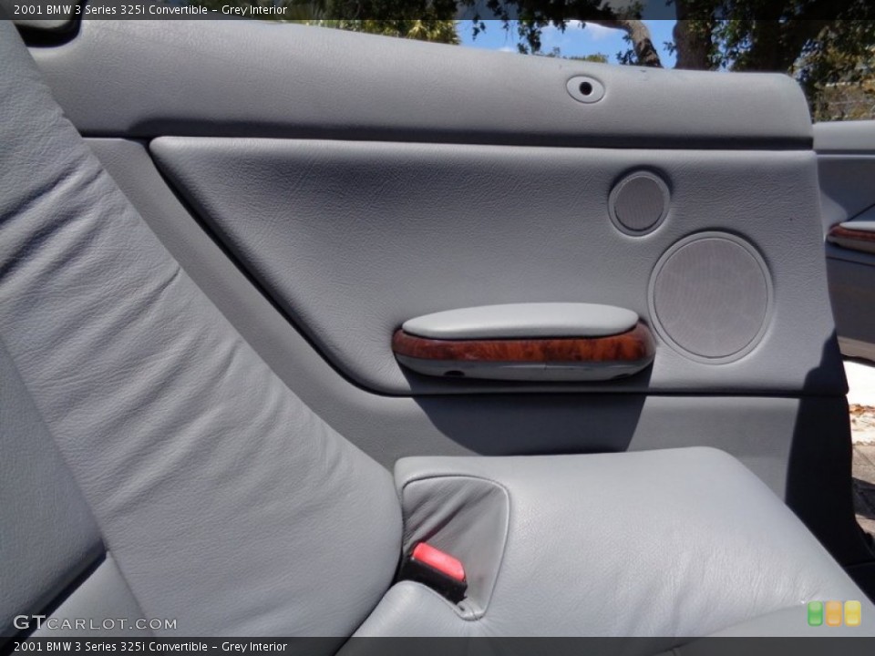 Grey Interior Rear Seat for the 2001 BMW 3 Series 325i Convertible #103221418