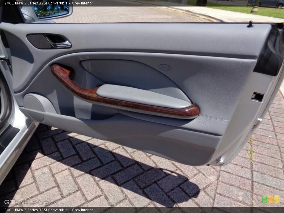 Grey Interior Door Panel for the 2001 BMW 3 Series 325i Convertible #103221439