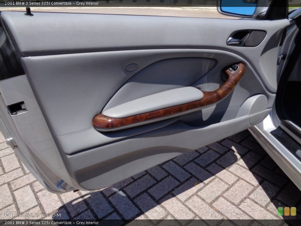 Grey Interior Door Panel for the 2001 BMW 3 Series 325i Convertible #103221502