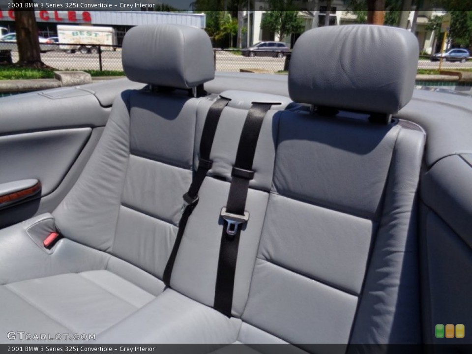 Grey Interior Rear Seat for the 2001 BMW 3 Series 325i Convertible #103221619