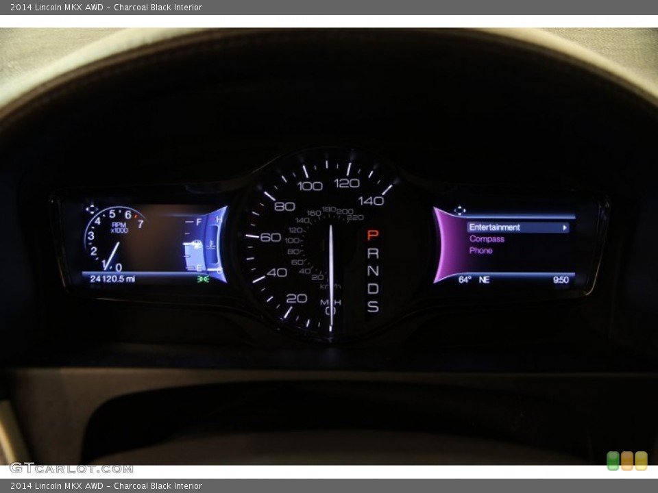 Charcoal Black Interior Gauges for the 2014 Lincoln MKX AWD #103224322