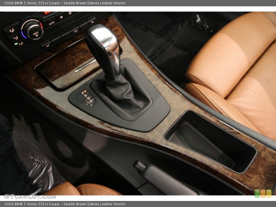 Saddle Brown Dakota Leather Interior Transmission for the 2009 BMW 3 Series 335xi Coupe #103225343