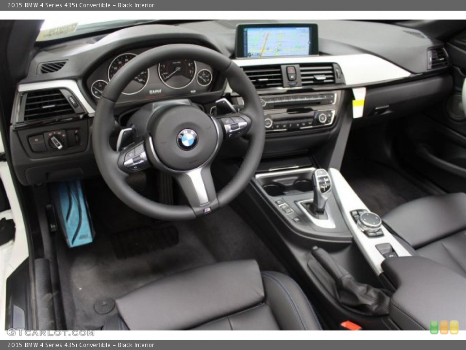 Black Interior Prime Interior for the 2015 BMW 4 Series 435i Convertible #103231756