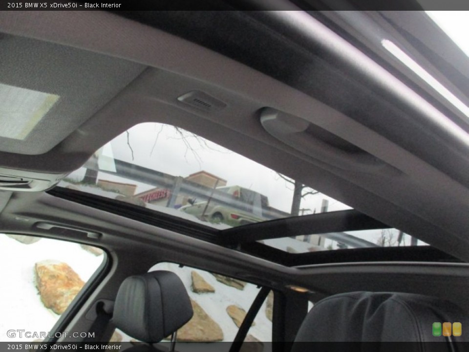 Black Interior Sunroof for the 2015 BMW X5 xDrive50i #103233175
