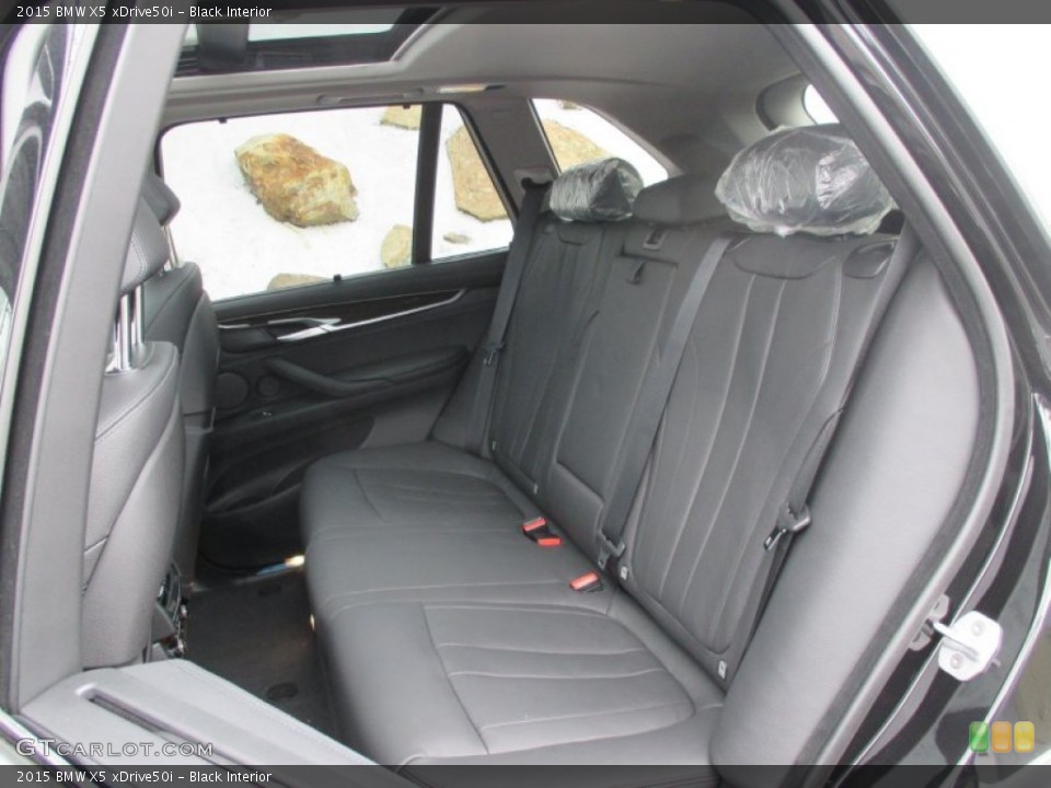 Black Interior Rear Seat for the 2015 BMW X5 xDrive50i #103233181