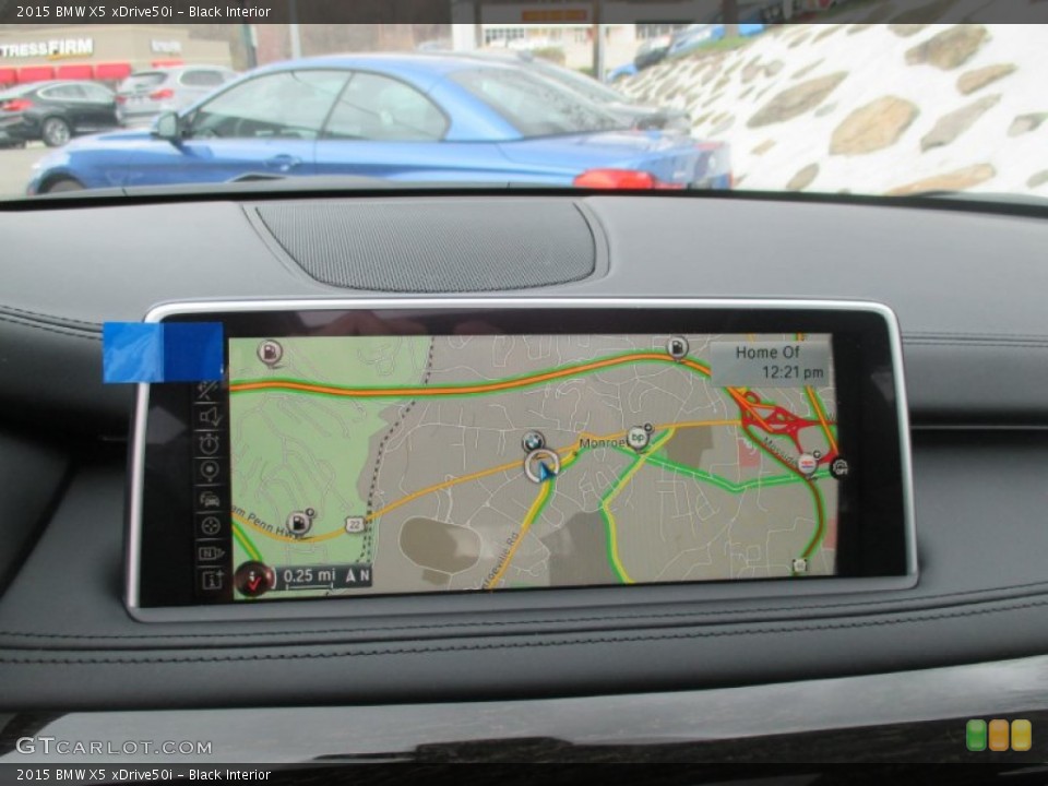 Black Interior Navigation for the 2015 BMW X5 xDrive50i #103233190