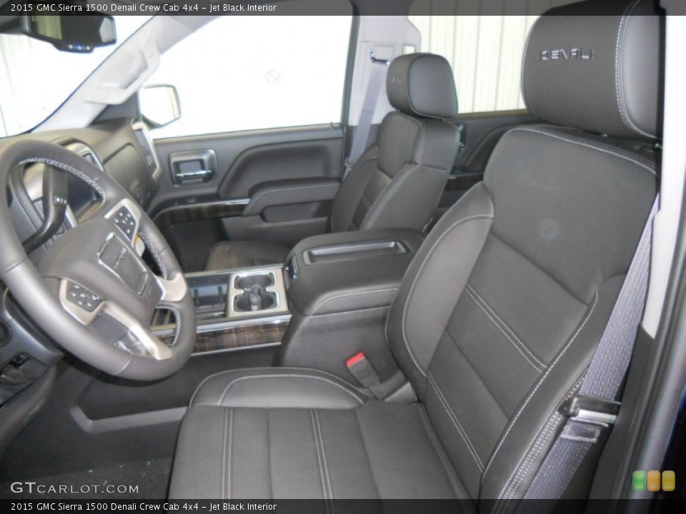 Jet Black Interior Front Seat For The 2015 Gmc Sierra 1500