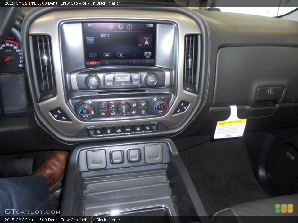 Jet Black Interior Controls for the 2015 GMC Sierra 1500 Denali Crew Cab 4x4 #103233379