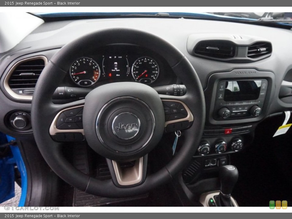 Black Interior Dashboard for the 2015 Jeep Renegade Sport #103241915