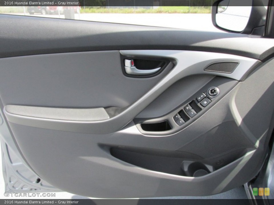 Gray Interior Door Panel for the 2016 Hyundai Elantra Limited #103250543