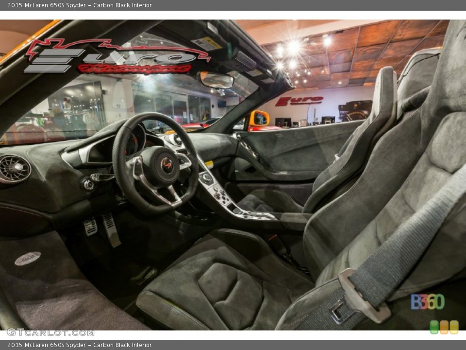 Carbon Black Interior Prime Interior for the 2015 McLaren 650S Spyder #103261570