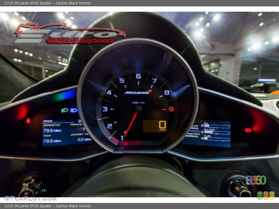 Carbon Black Interior Gauges for the 2015 McLaren 650S Spyder #103261649