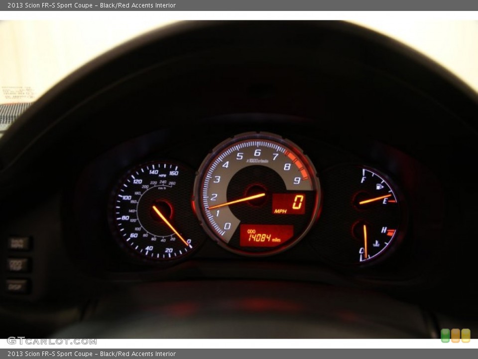 Black/Red Accents Interior Gauges for the 2013 Scion FR-S Sport Coupe #103263419