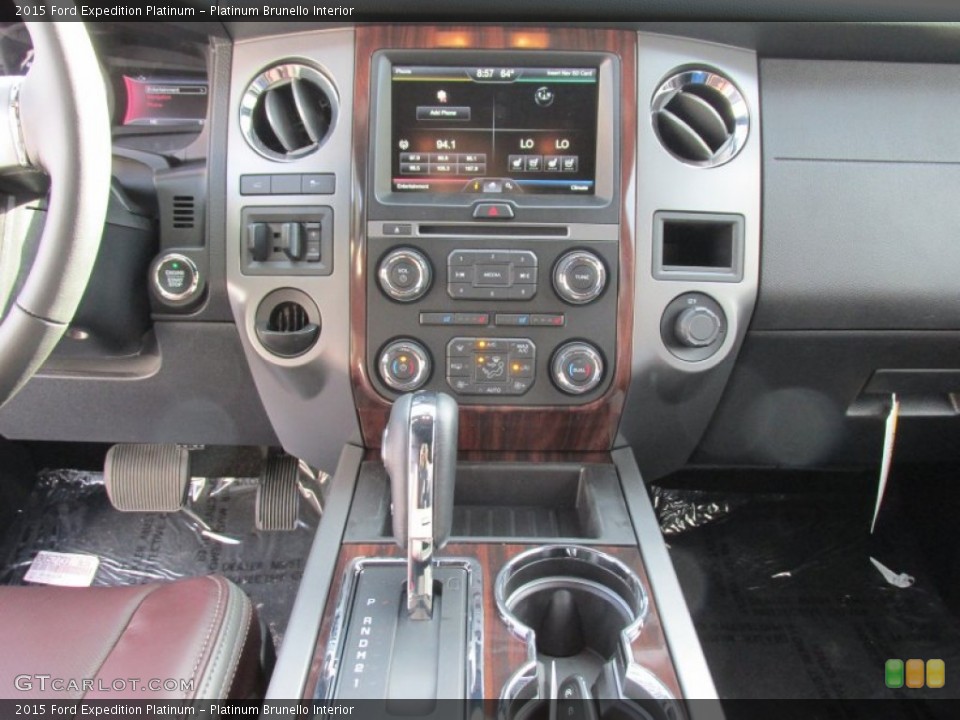 Platinum Brunello Interior Controls for the 2015 Ford Expedition Platinum #103265369