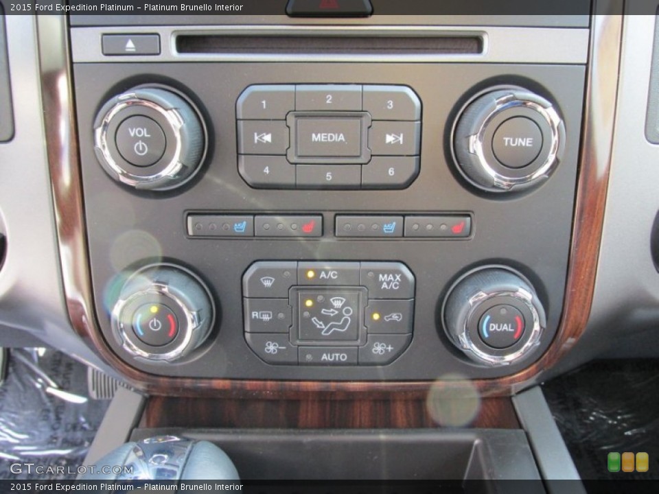 Platinum Brunello Interior Controls for the 2015 Ford Expedition Platinum #103265405