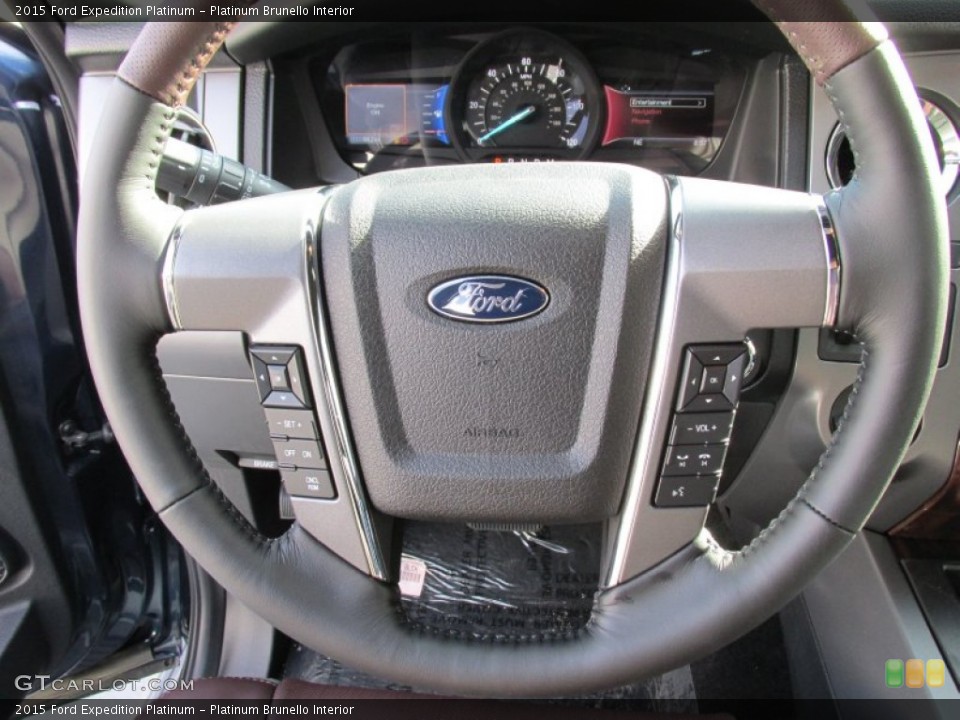 Platinum Brunello Interior Steering Wheel for the 2015 Ford Expedition Platinum #103265495