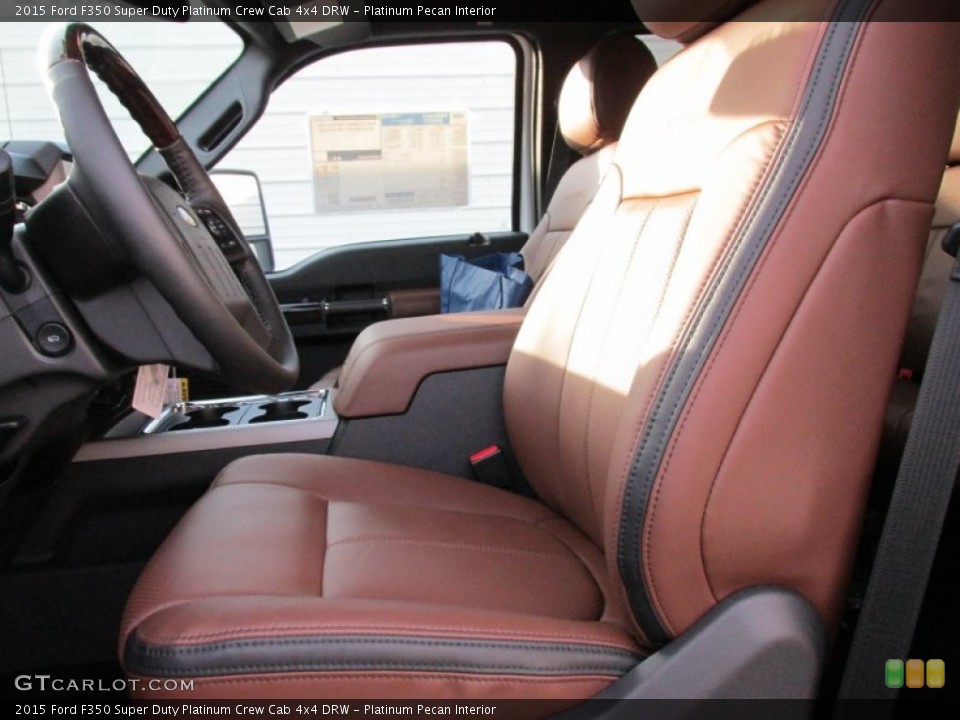Platinum Pecan Interior Photo for the 2015 Ford F350 Super Duty Platinum Crew Cab 4x4 DRW #103266086