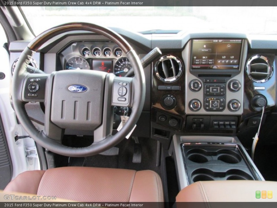 Platinum Pecan Interior Dashboard for the 2015 Ford F350 Super Duty Platinum Crew Cab 4x4 DRW #103266131
