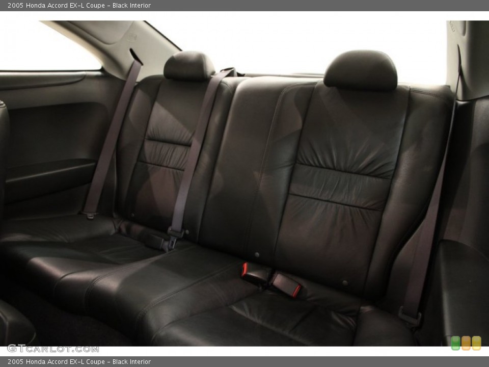 Black Interior Rear Seat for the 2005 Honda Accord EX-L Coupe #103266647