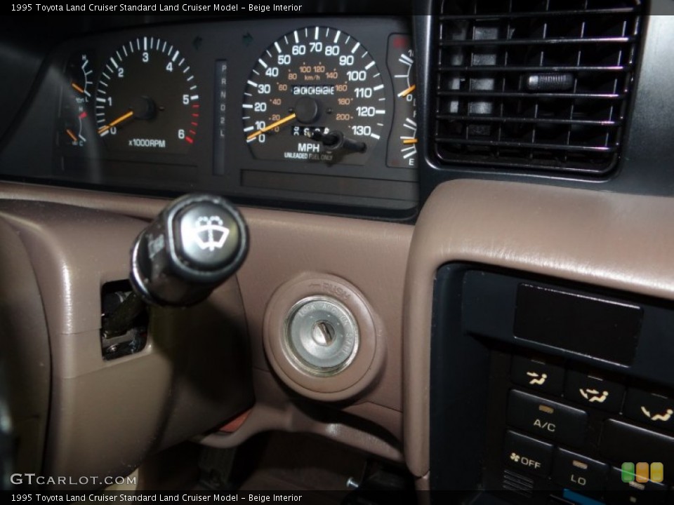 Beige Interior Gauges for the 1995 Toyota Land Cruiser  #103271909