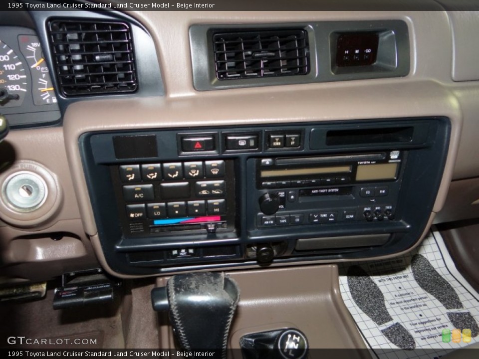 Beige Interior Controls for the 1995 Toyota Land Cruiser  #103271921