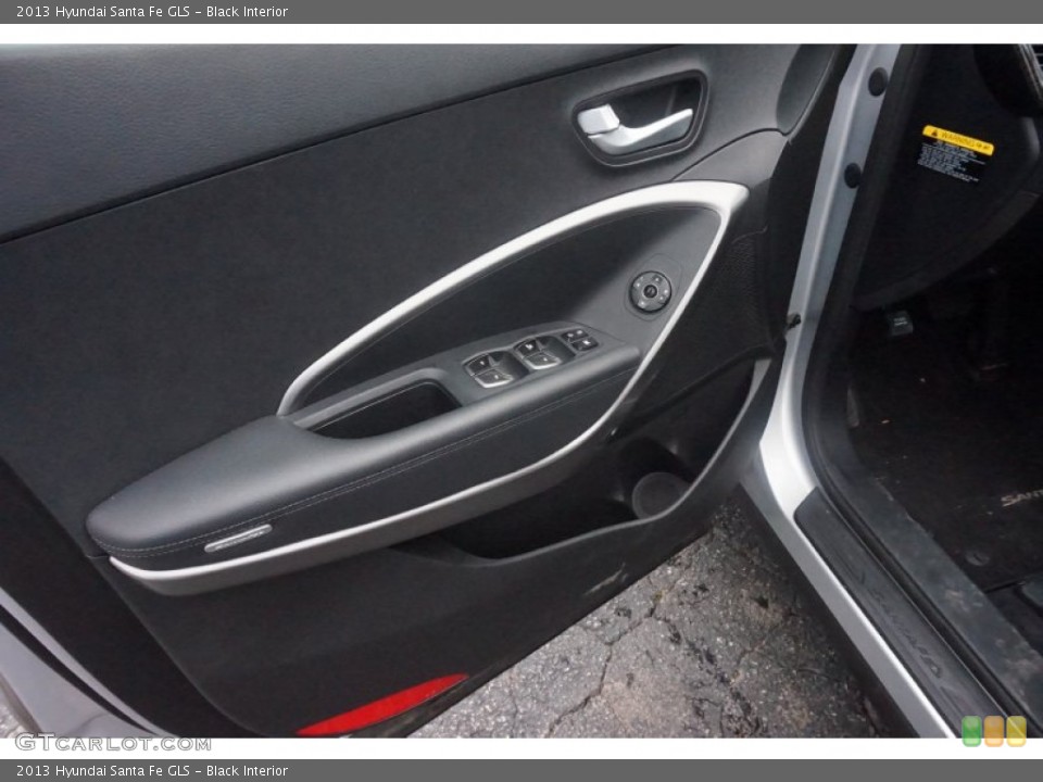Black Interior Door Panel for the 2013 Hyundai Santa Fe GLS #103274270