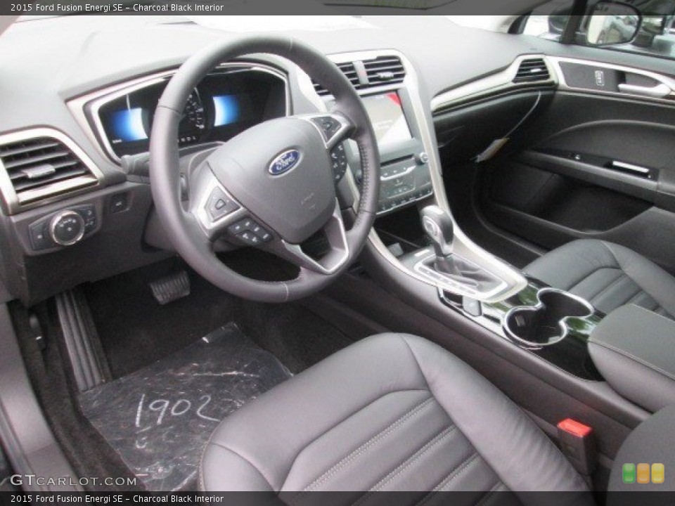 Charcoal Black Interior Photo for the 2015 Ford Fusion Energi SE #103280003