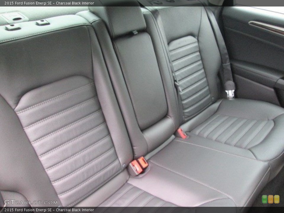 Charcoal Black Interior Rear Seat for the 2015 Ford Fusion Energi SE #103280215