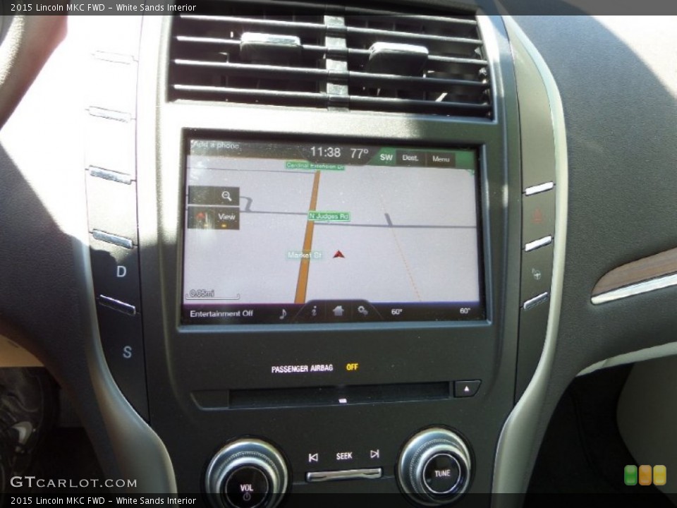 White Sands Interior Navigation for the 2015 Lincoln MKC FWD #103282756
