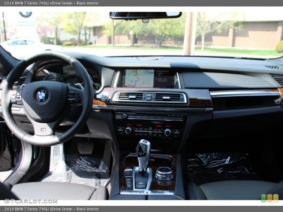 Black Interior Dashboard for the 2014 BMW 7 Series 740Li xDrive Sedan #103286710