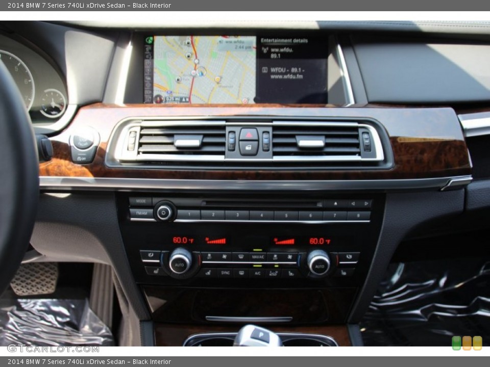 Black Interior Controls for the 2014 BMW 7 Series 740Li xDrive Sedan #103286734
