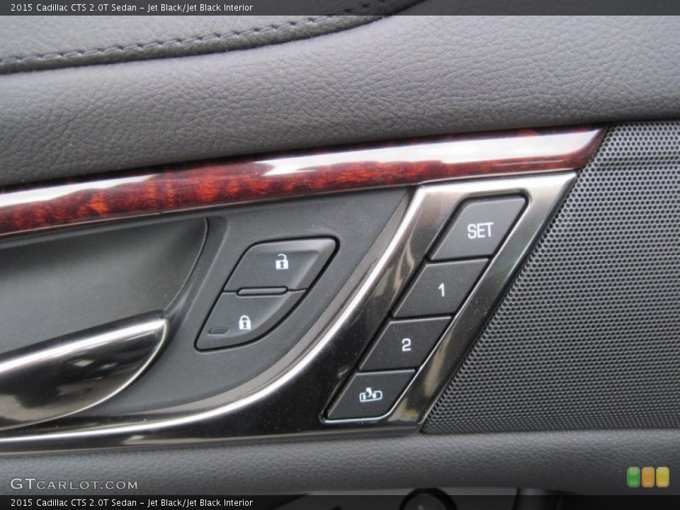 Jet Black/Jet Black Interior Controls for the 2015 Cadillac CTS 2.0T Sedan #103288495