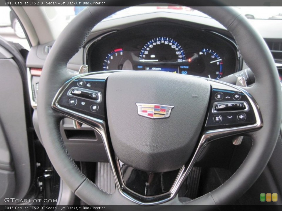 Jet Black/Jet Black Interior Steering Wheel for the 2015 Cadillac CTS 2.0T Sedan #103288621