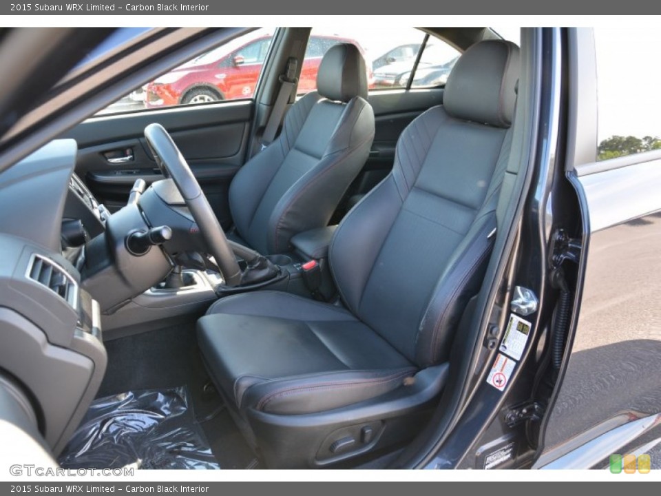 Carbon Black Interior Front Seat for the 2015 Subaru WRX Limited #103292962